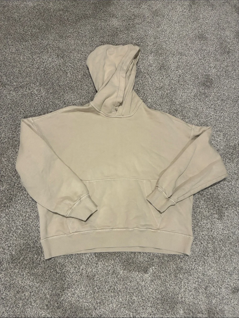 H&M Light Beige Men's Hoodie Pullover